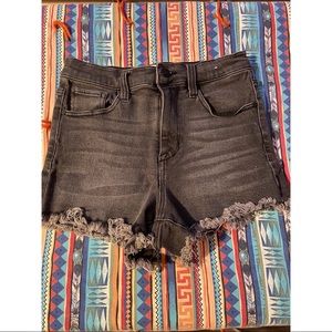Black high waisted shorts